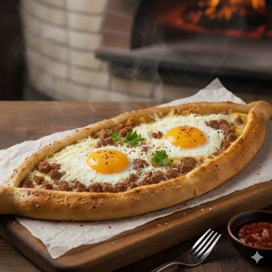 Kıymalı Kaşarlı Yumurtalı